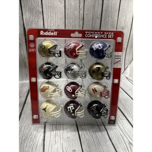 Riddell BIG 12,Pocket Size Mini Helmet Conference Set (12 Helmets) - NEW, sealed
